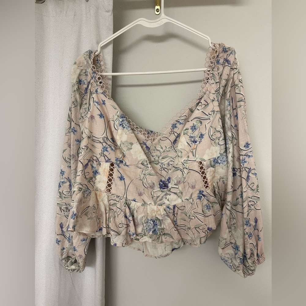 Express Ruffled Top